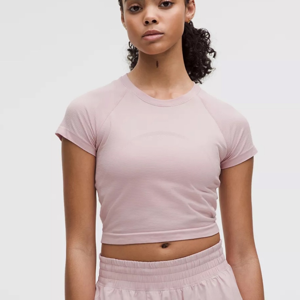 NWT - Lululemon Swiftly Tech Cropped Short-Sleeve Shirt 2.0